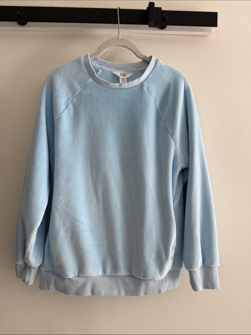 Athleta Girl Pale Blue Fleece Pullover